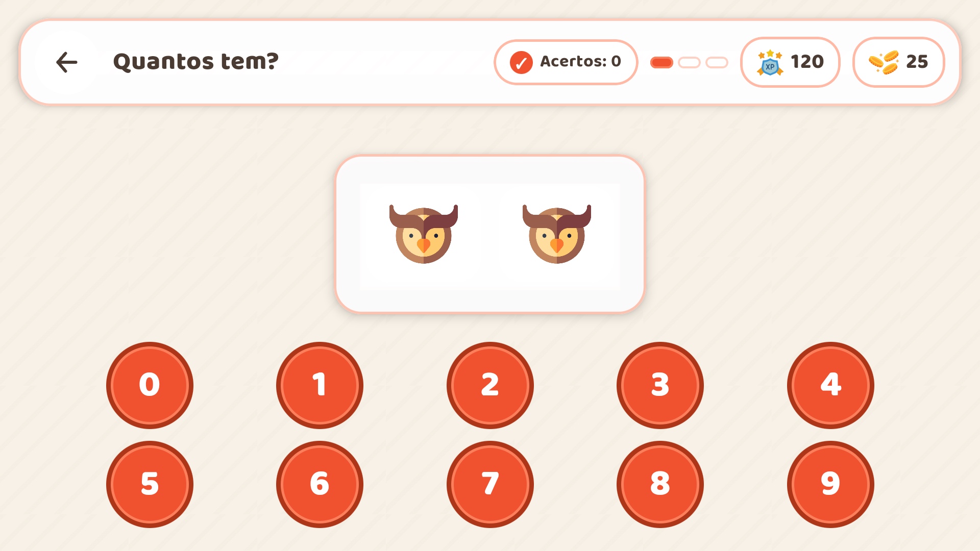 Jogo de contagem do oPlay