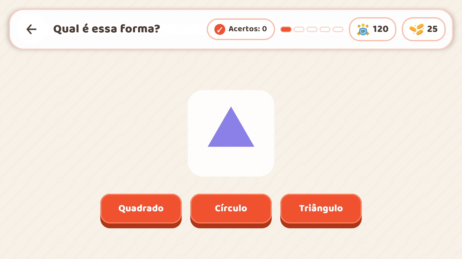 Jogo de formas do oPlay